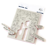 Blooming Arch cling stamp